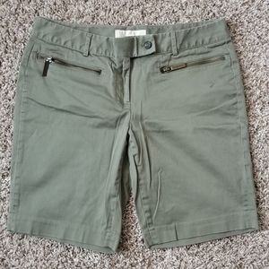 Michael Kors olive green shorts